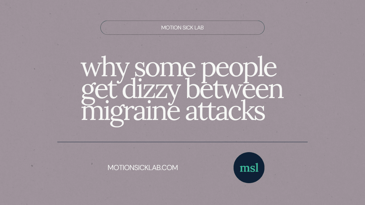 dizziness between migraines