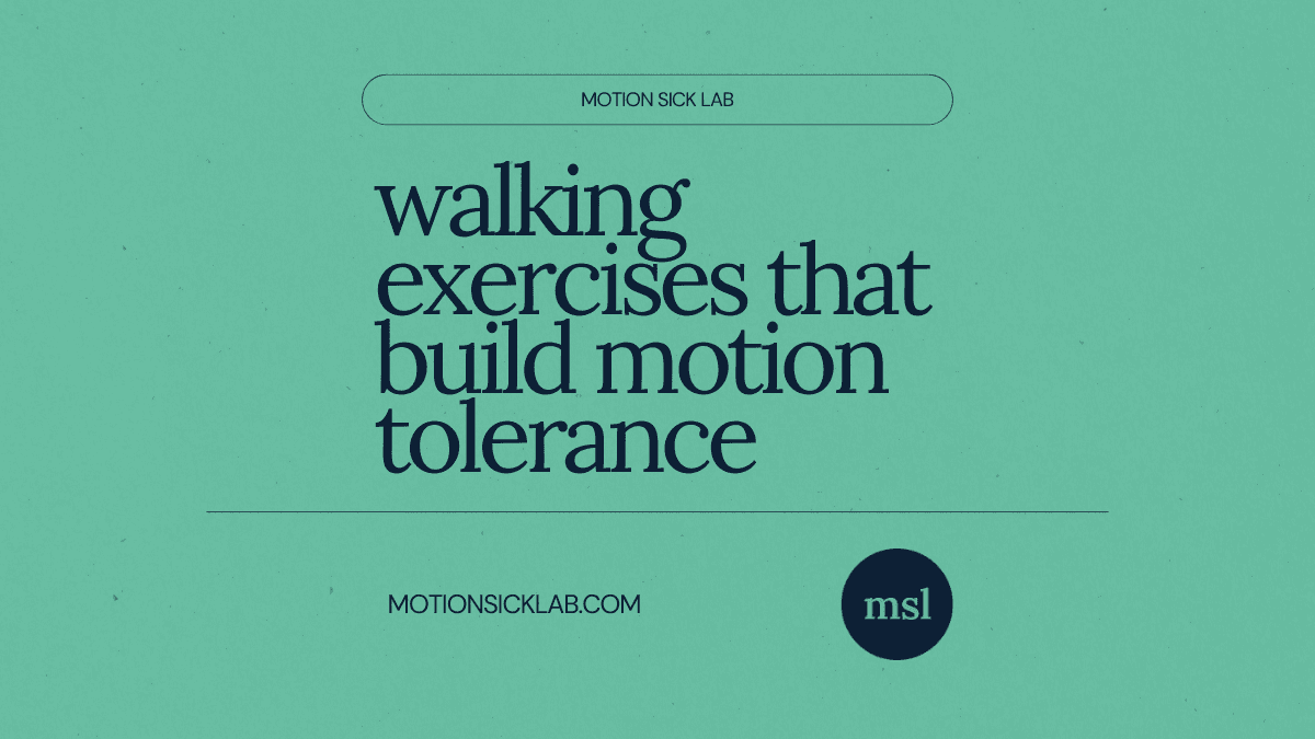 walking exercises motion tolerance