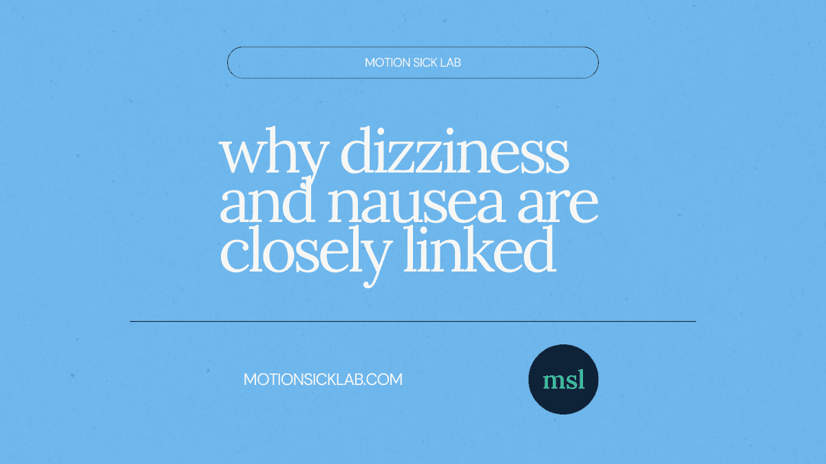 dizziness nausea link