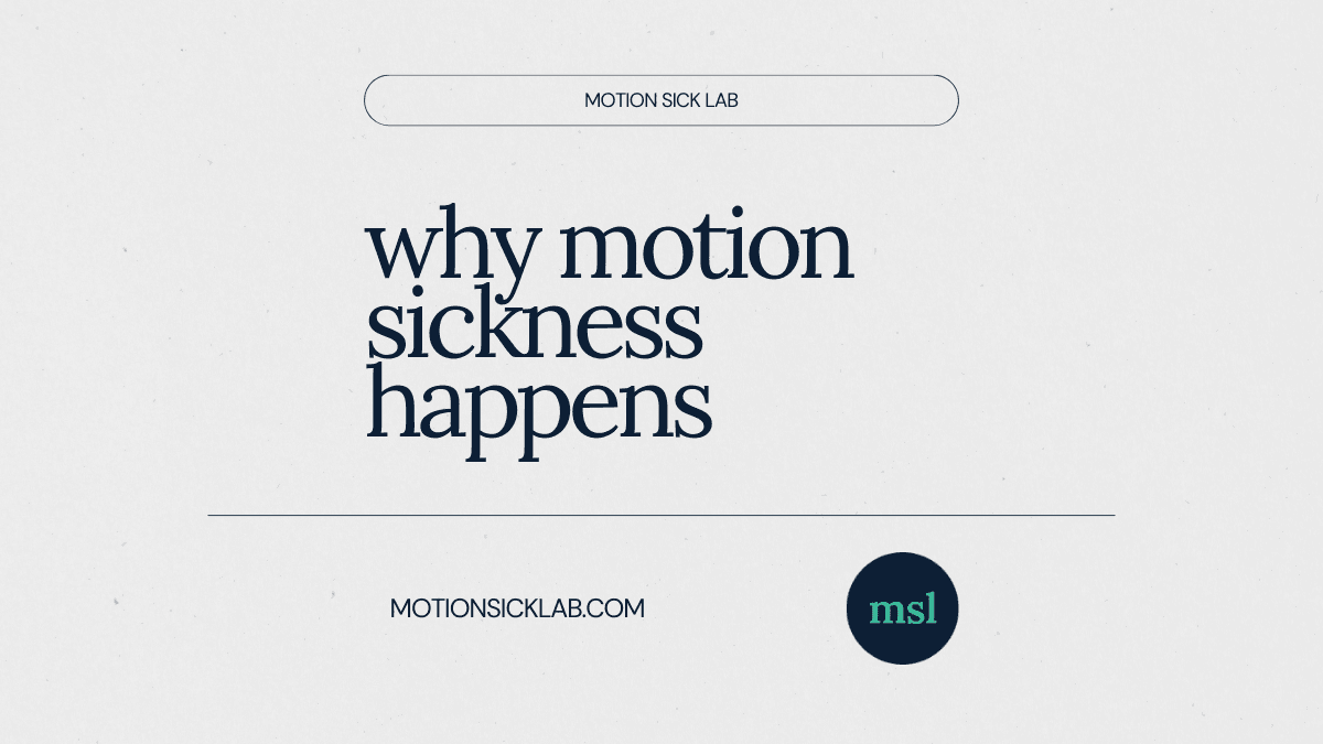 motion sickness solutions vary